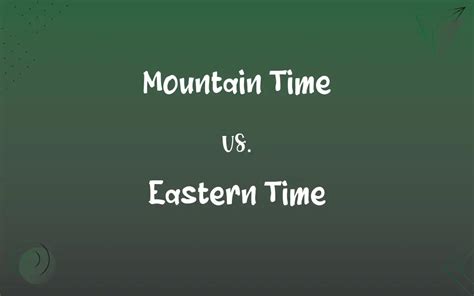 eastern time to mountain time.